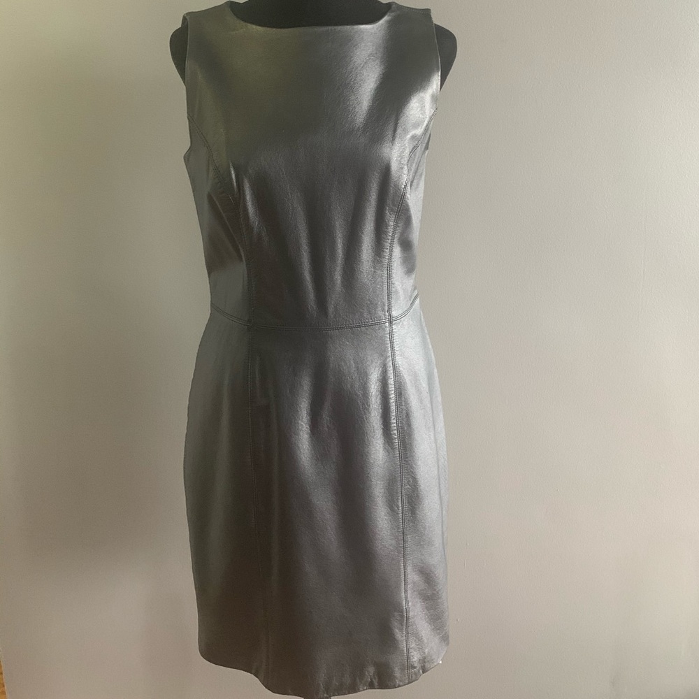Spenser Jeremy Genuine Lamb Leather Dress, Sz 4